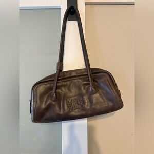 Marge Sherwood Soft Boston Bag in Washed Brown